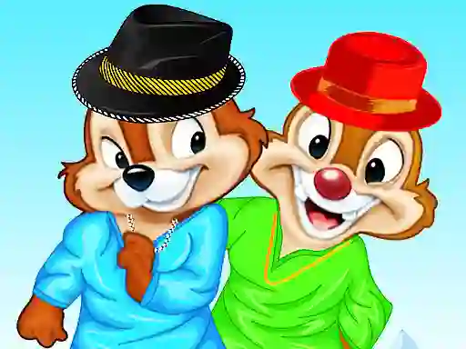 Cluiche Chip n Dale Dressup ar líne