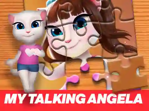 Cluiche My Talking Angela Jigsaw Puzzle ar líne
