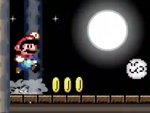 Cluiche Super Mario Flash Halloween Version ar líne