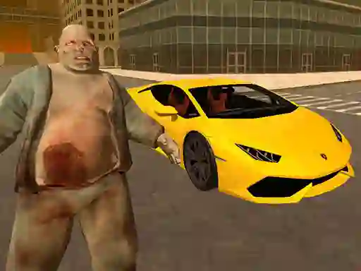 Cluiche Supercars Zombie Driving ar líne
