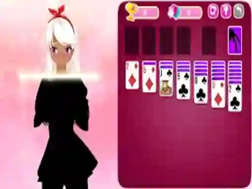 Cluiche Solitaire Girls 2 ar líne