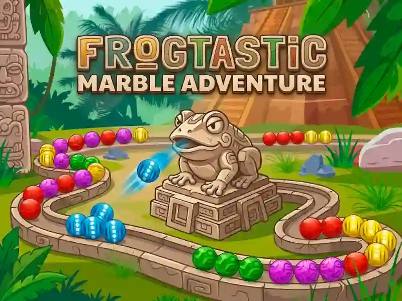 Cluiche Frogtastic Marble Adventure ar líne