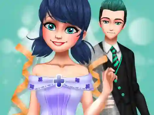 Cluiche Dotted Girl Wedding ar líne