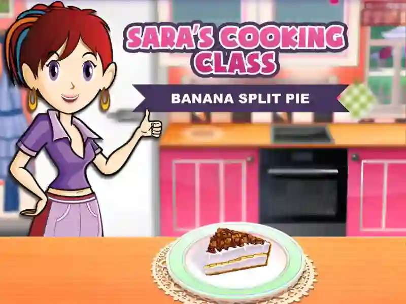 Cluiche Banana Split Pie: Sara`s Cooking Class ar líne
