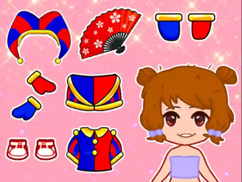 Cluiche Lovely Doll Dress Up Game ar líne