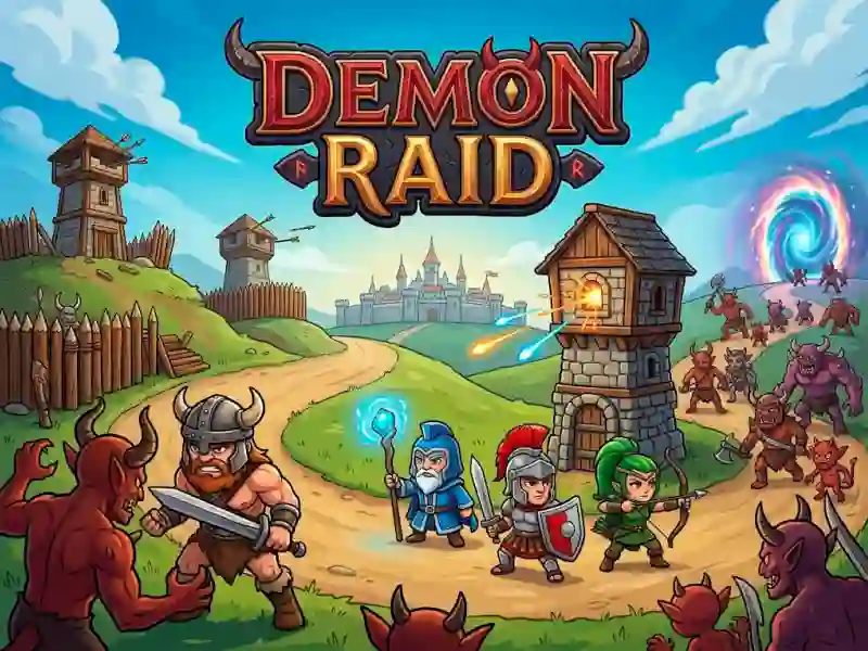 Cluiche Demon Raid ar líne
