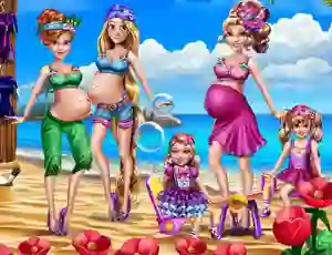 Cluiche Pregnant Moms Exotic Holiday ar líne
