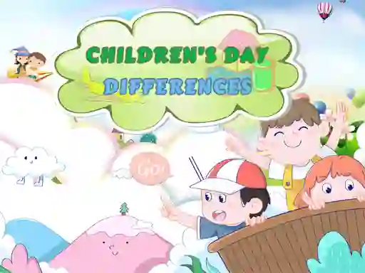 Cluiche Childrens Day Differences ar líne