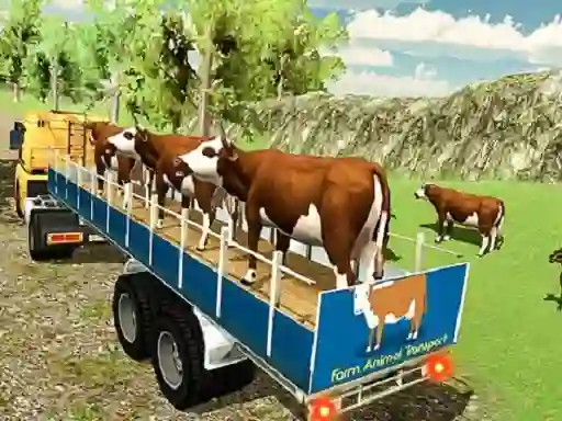 Cluiche Offroad Animal Truck Transport ar líne
