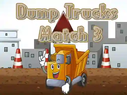 Cluiche Dump Trucks Match 3 ar líne