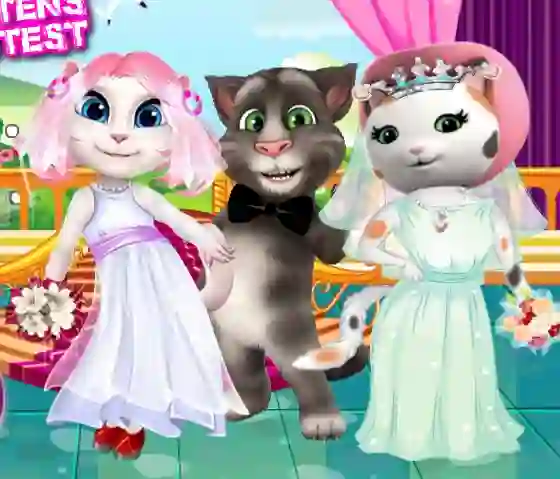 Cluiche White Kittens Bride Contest ar líne