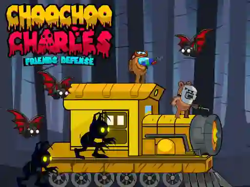 Cluiche Choochoo Charles Friends Defense ar líne