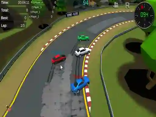 Cluiche Fantastic Pixel Car Racing ar líne