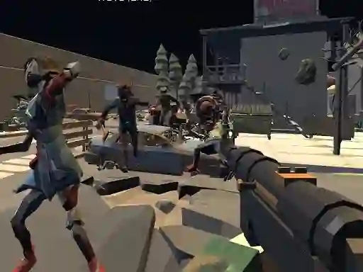 Cluiche Zombie Virus FPS ar líne