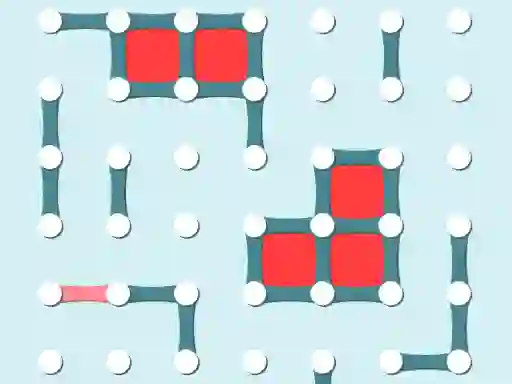 Cluiche Dots and Boxes ar líne