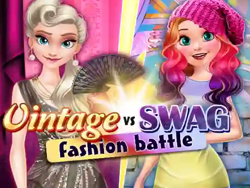 Cluiche Vintage vs Swag: Fashion Battle ar líne
