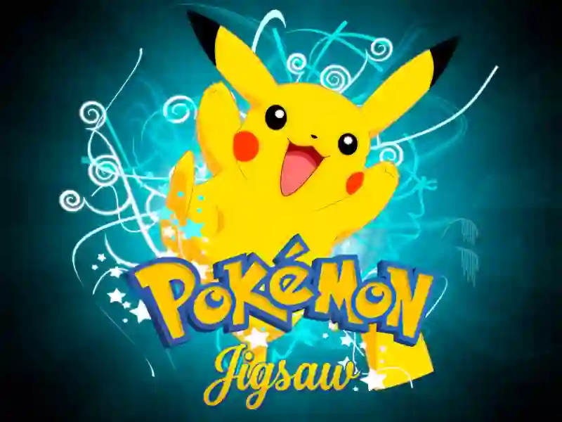 Cluiche Pokemon Jigsaw ar líne