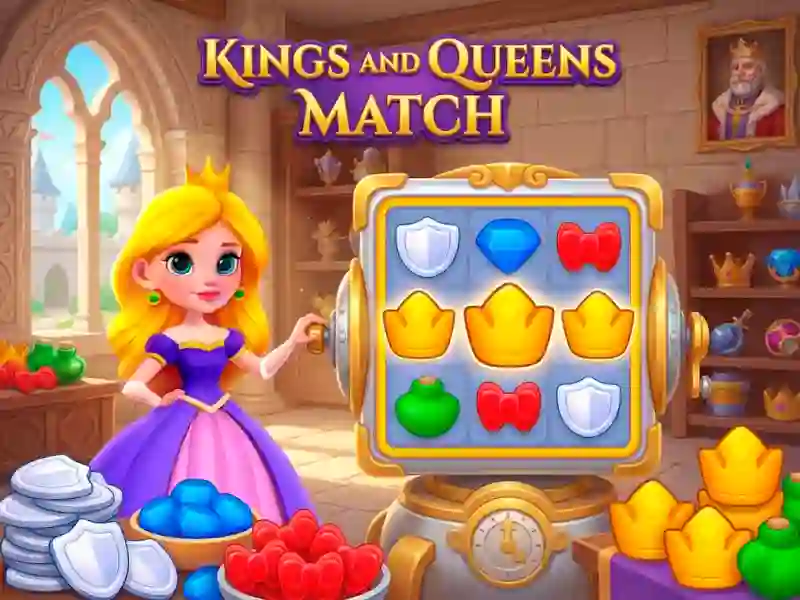 Cluiche Kings and Queens Match ar líne