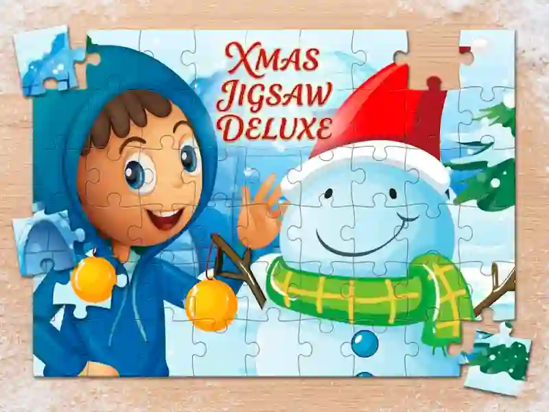 Cluiche Xmas jigsaw deluxe ar líne