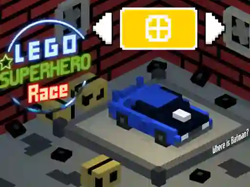 Cluiche Lego Superhero Race ar líne