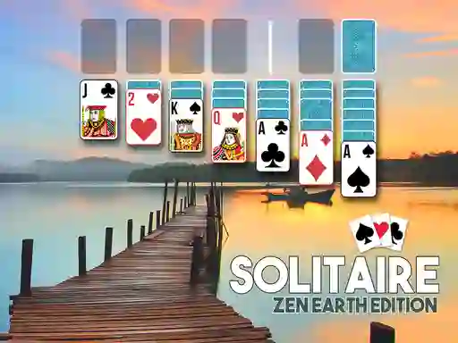 Cluiche Solitaire zen earth edition ar líne