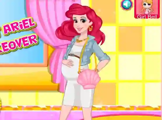 Cluiche Pregnant Ariel Real Makeover ar líne