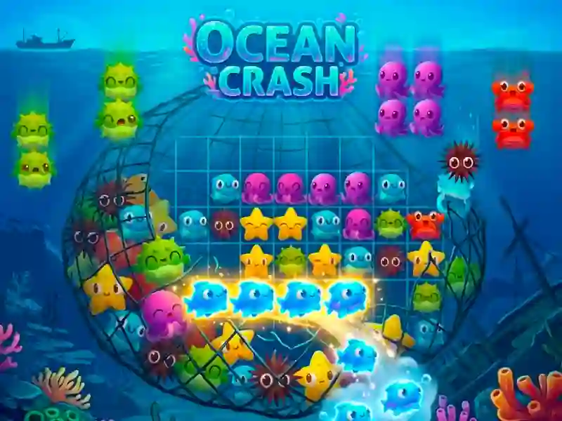 Cluiche Ocean crash ar líne
