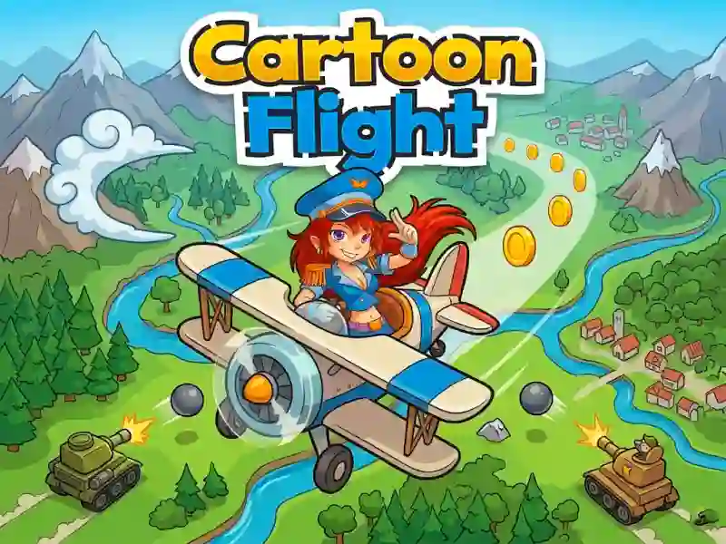 Cluiche Cartoon Flight ar líne