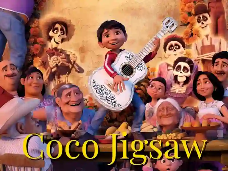 Cluiche Coco Jigsaw ar líne