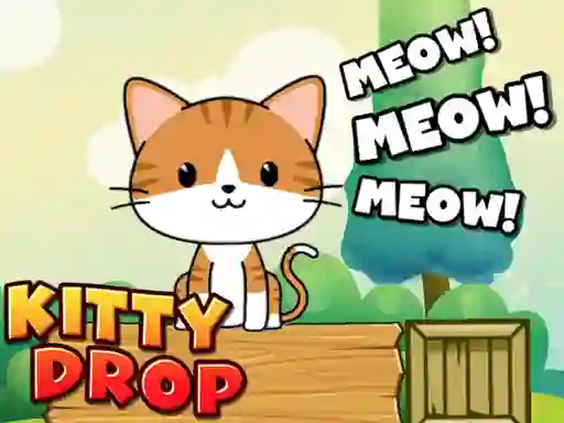 Cluiche Kitty Drop save the Kat ar líne