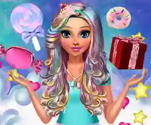 Cluiche Katie's Candy Look ar líne