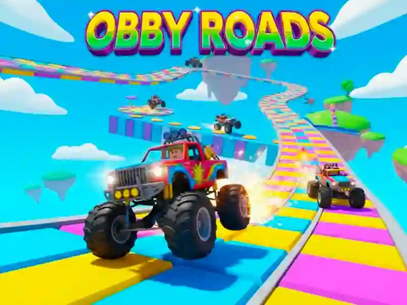 Cluiche Obby Roads ar líne