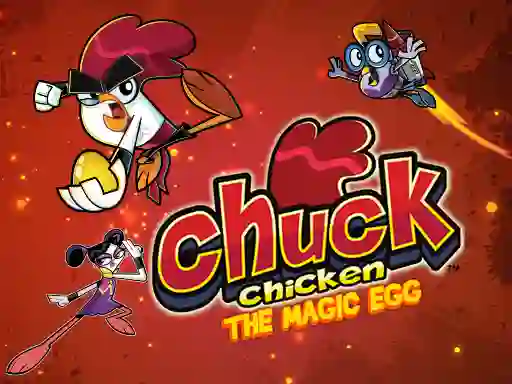 Cluiche Chuck Chicken The Magic Egg ar líne