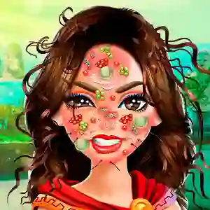 Cluiche Wonder Woman Face Care ar líne