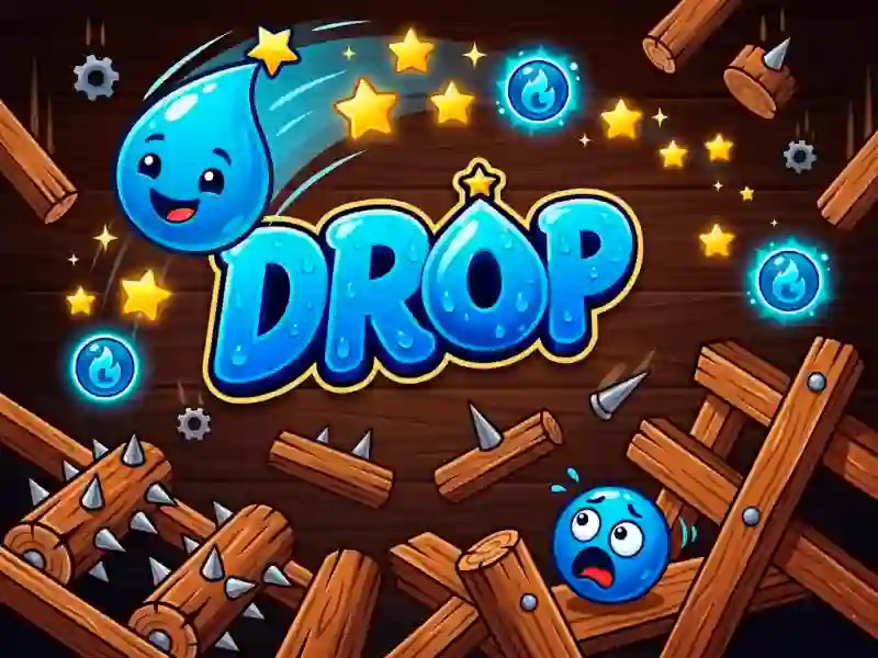 Cluiche Drop ar líne