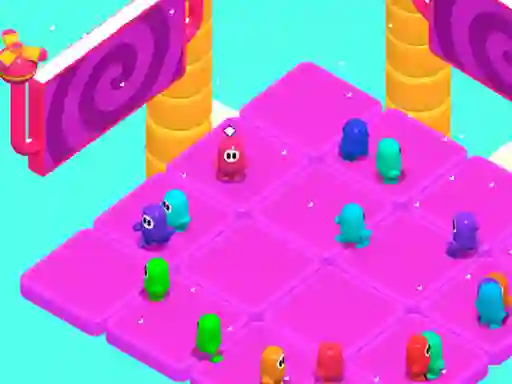 Cluiche Fallingman.io ar líne