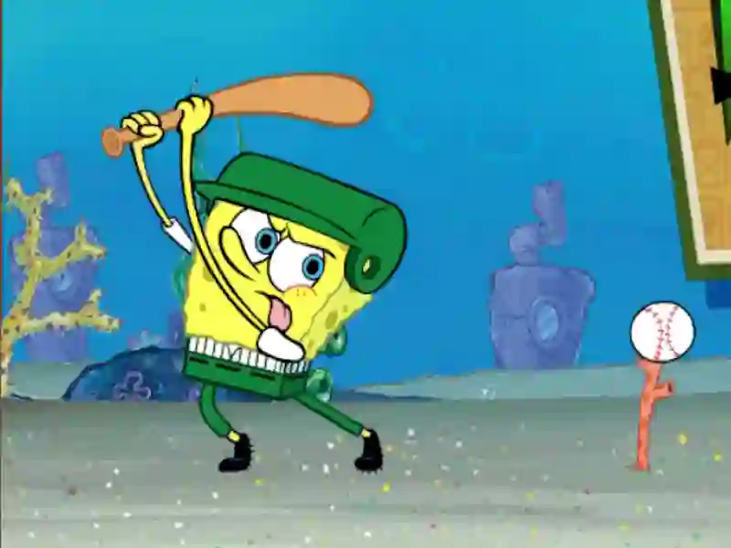 Cluiche SpongeBob SquarePants Spring Training ar líne