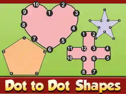 Cluiche Dot To Dot Shapes ar líne