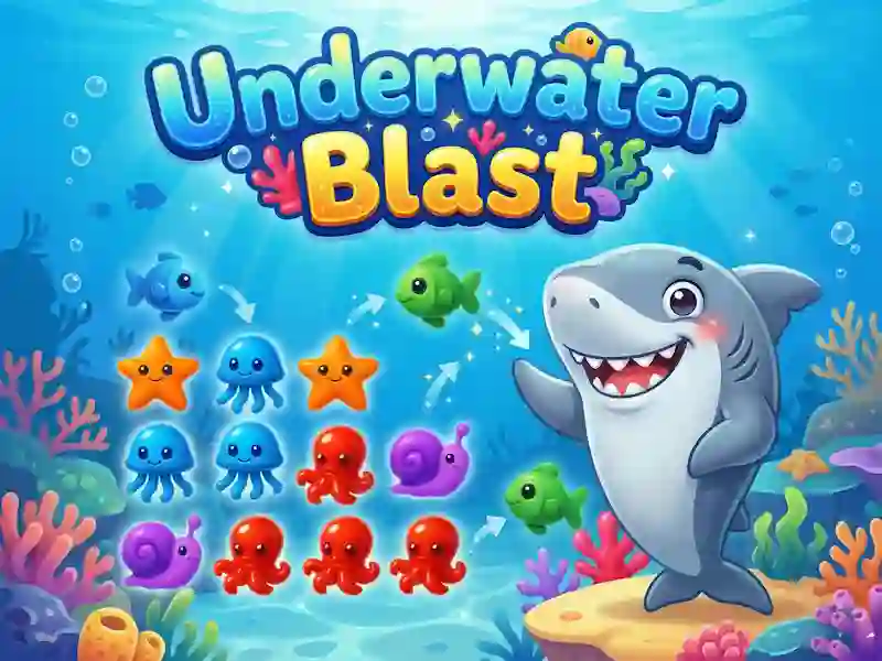 Cluiche Underwater Blast ar líne