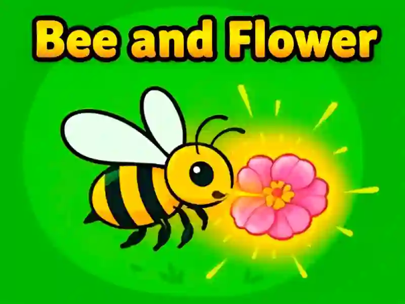 Cluiche Bee and Flower ar líne