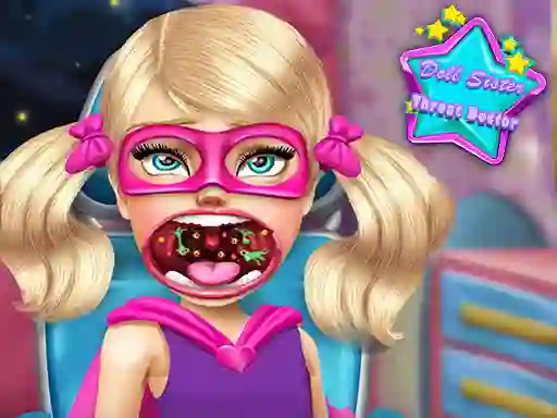Cluiche Doll Sister Throat Doctor ar líne