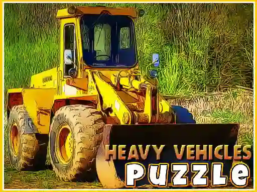 Cluiche Heavy Vehicles Puzzle ar líne