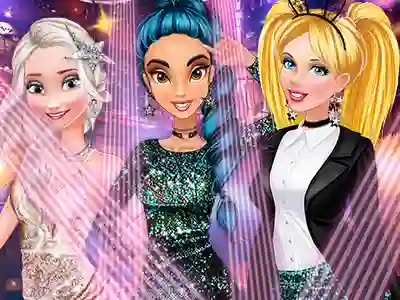 Cluiche Princess Night Out in Hollywood ar líne
