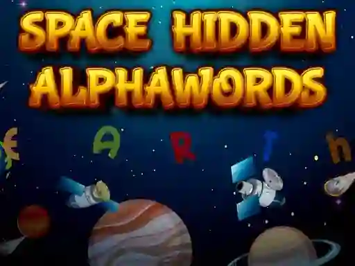 Cluiche Space Hidden AlphaWords ar líne