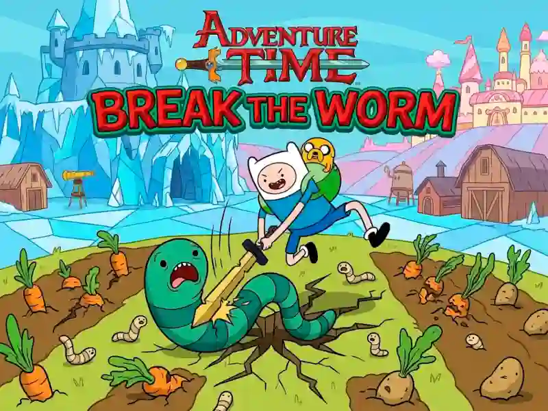Cluiche Adventure Time Break the Worm ar líne
