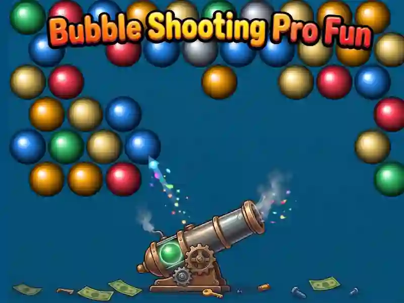 Cluiche Bubble Shooting Pro Fun ar líne