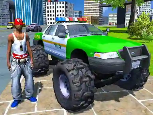 Cluiche Monster Truck Stunts Driving Simulator ar líne