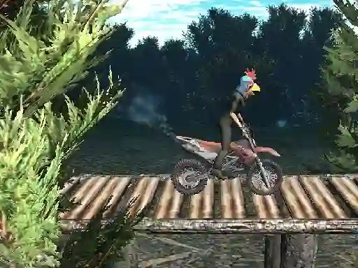 Cluiche Bike Trial Xtreme Forest ar líne