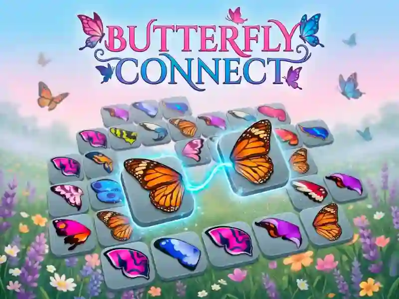 Cluiche Butterfly Connect ar líne