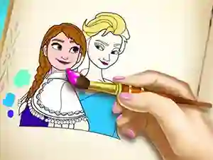 Cluiche Ice Kingdom Coloring Book ar líne